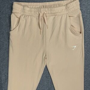 Womens Gymshark Pippa Training Joggers - Light Pink Peach Size Large Cozy Lounge
